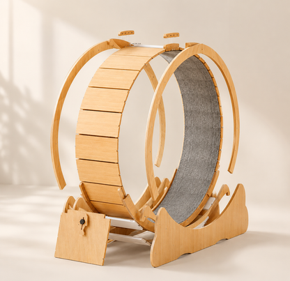 Cat Running Wheel